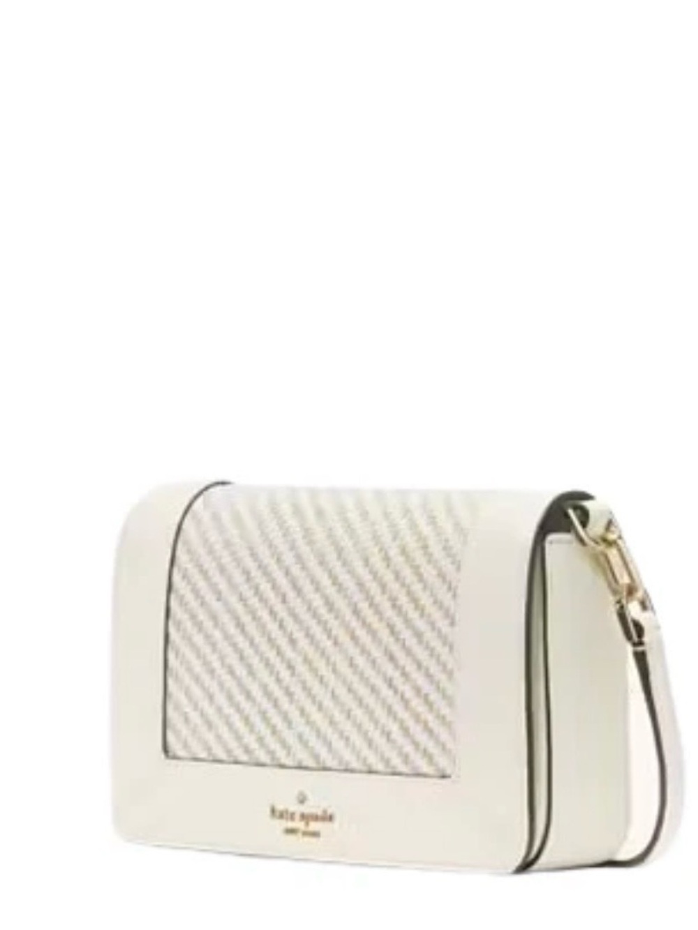 kate Spade New York Lena Straw Crossbody Bag